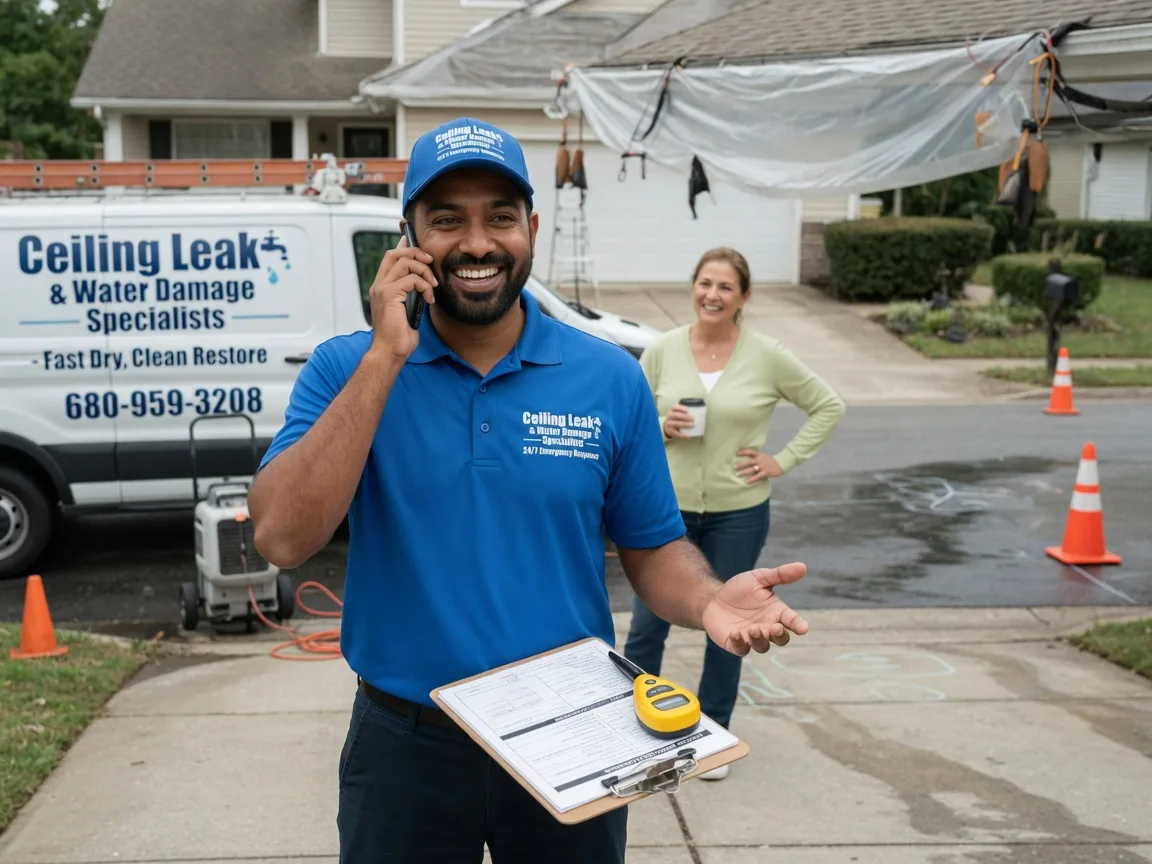 Ceiling Leak Cleanup Locust Grove, GA FAQs